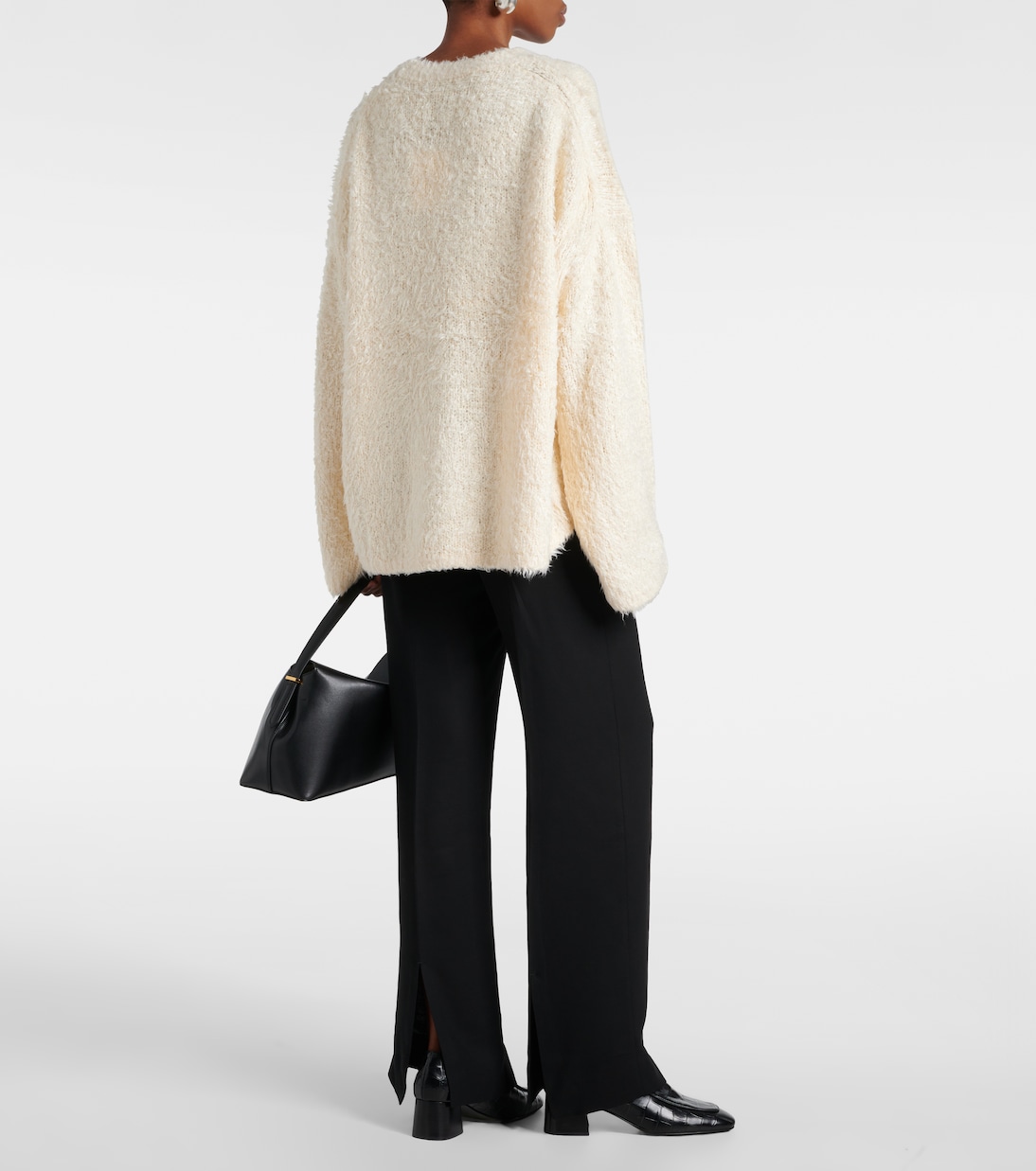 Oversize-Pullover aus Seide | Toteme