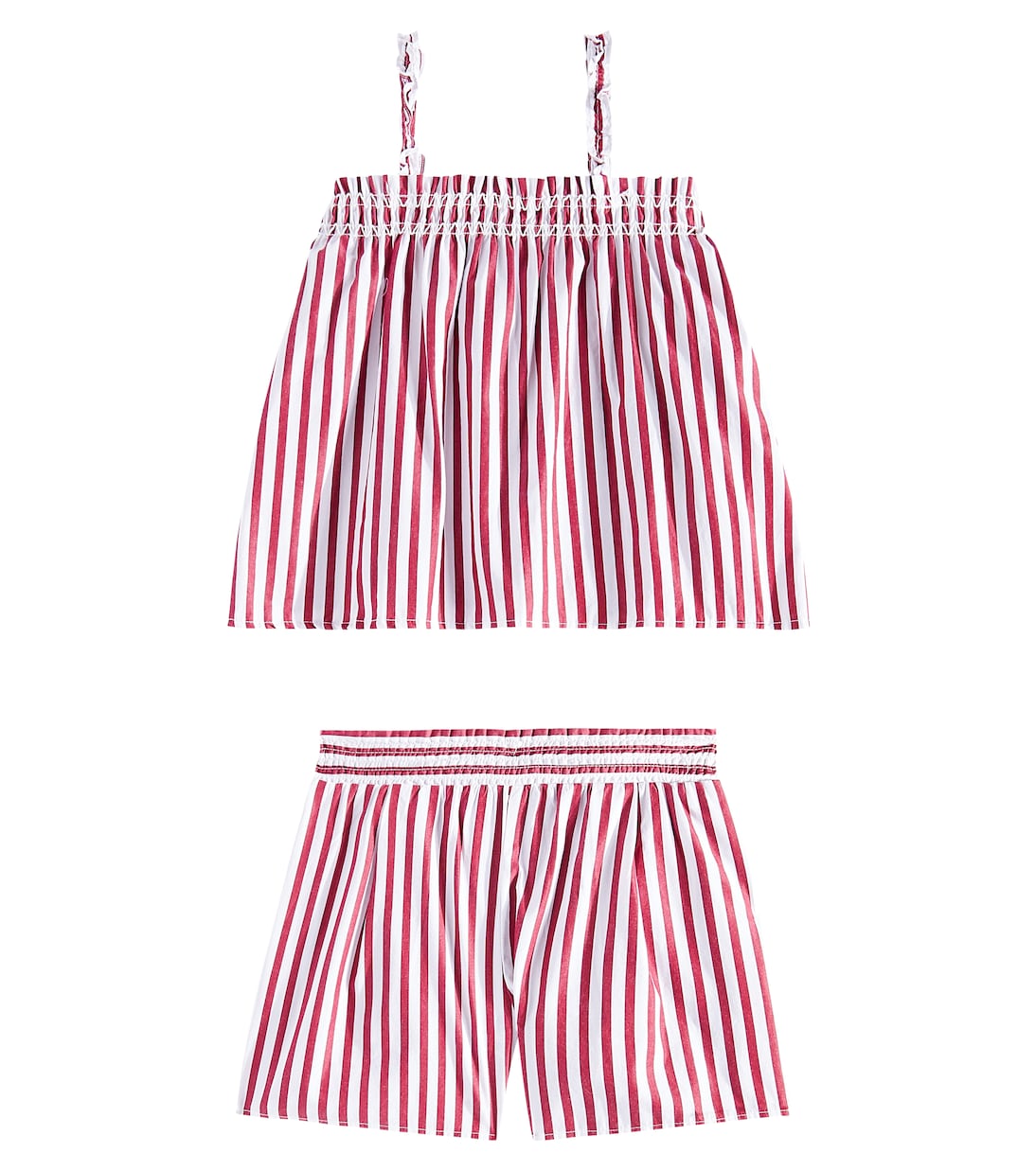 Set de top y shorts de algodón a rayas | Polo Ralph Lauren Kids