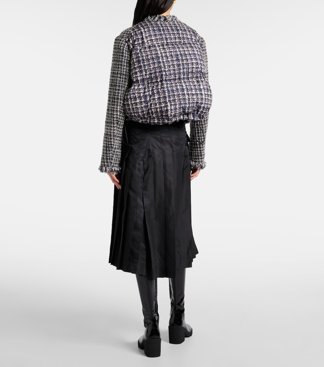 Wool-blend tweed jacket | Sacai