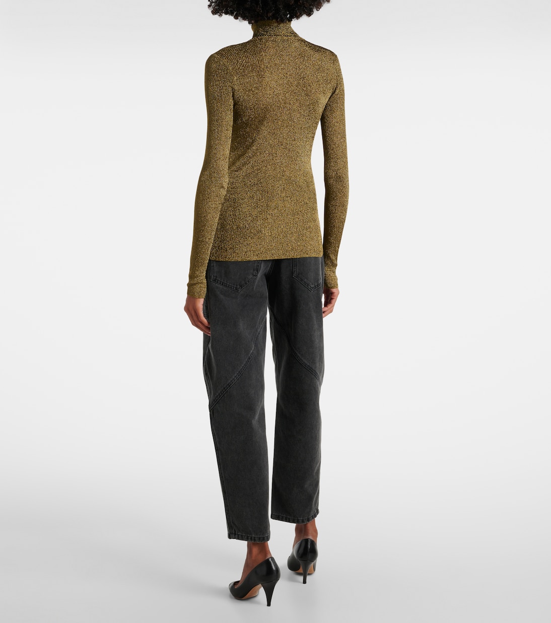Lamé turtleneck sweater | Isabel Marant