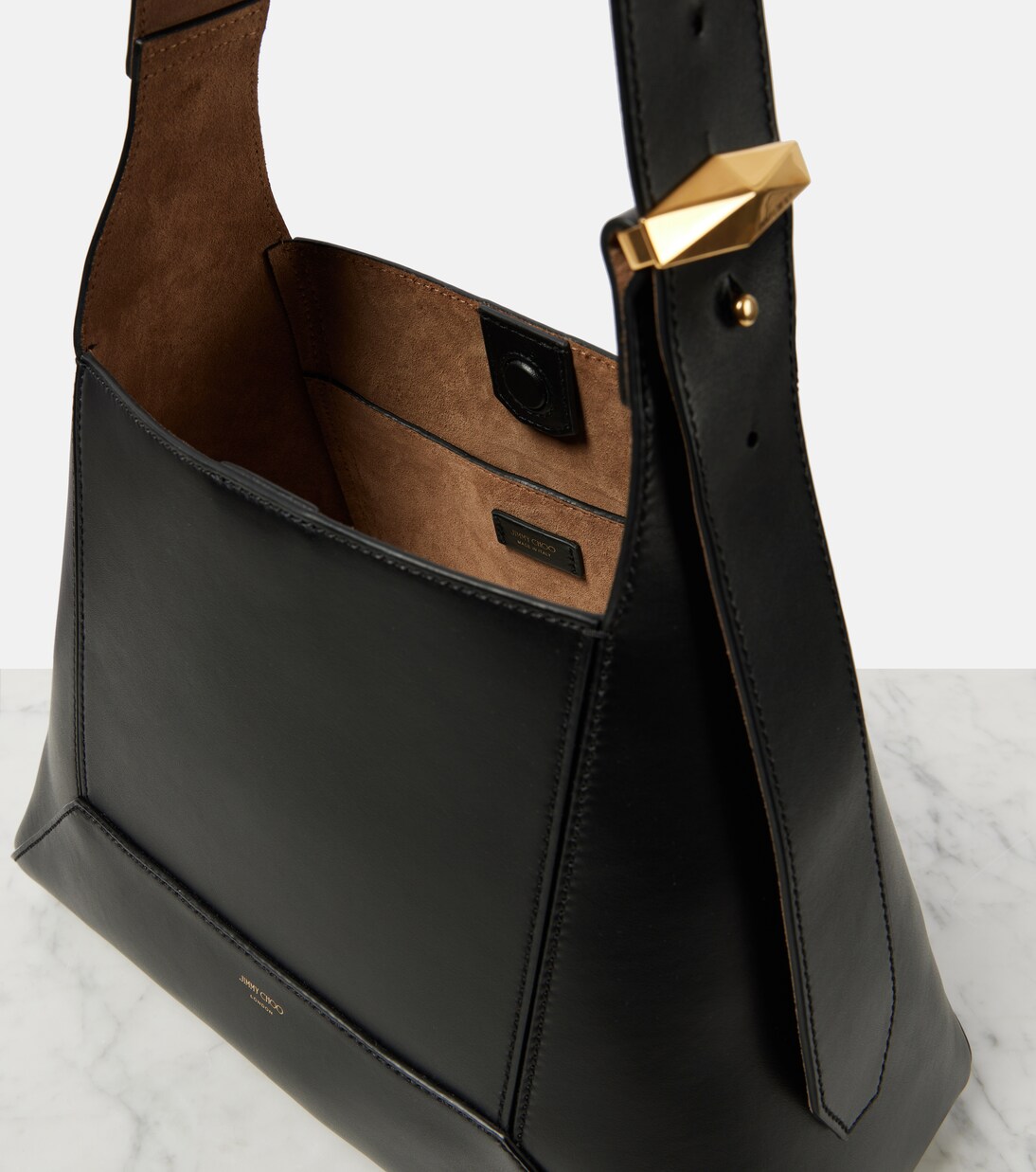 Cabas Diamond Medium en cuir | Jimmy Choo
