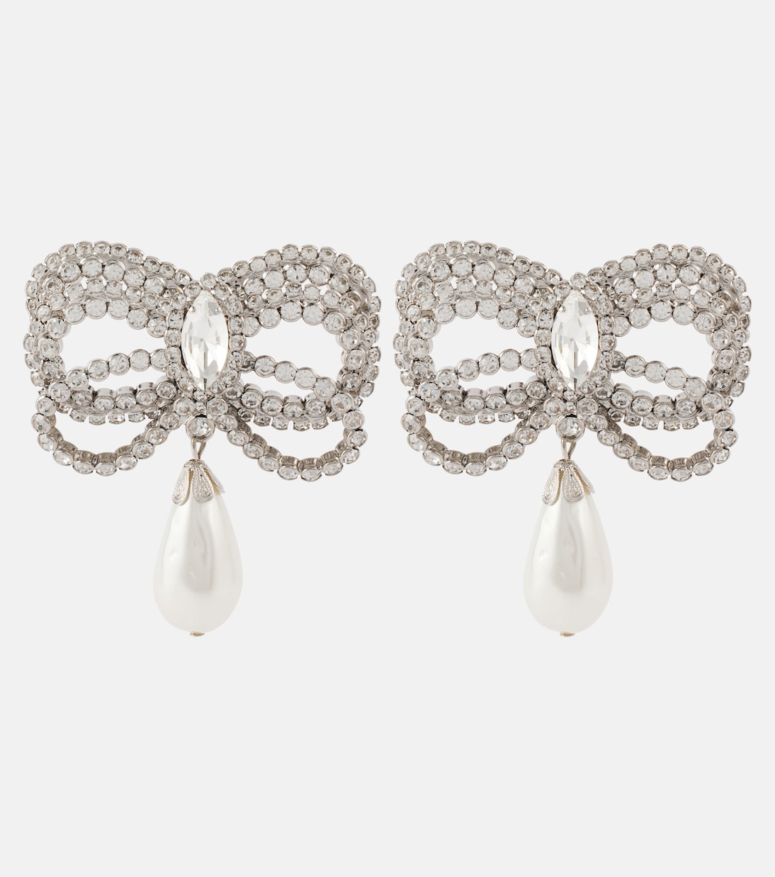 Orecchini Crystal Bow | Alessandra Rich