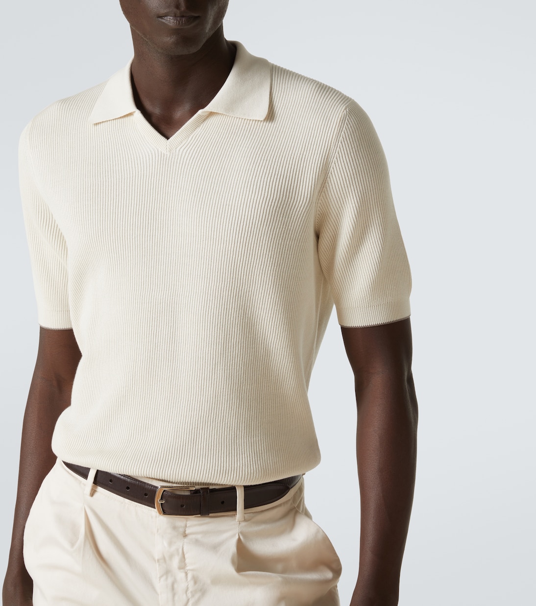 Polopullover aus Baumwolle | Brunello Cucinelli
