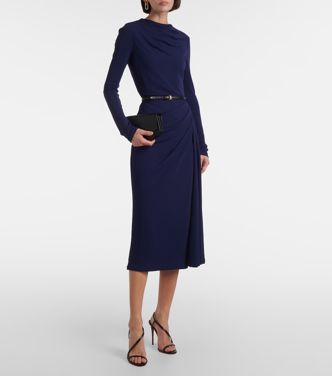 Abito midi in crêpe di jersey | Erdem