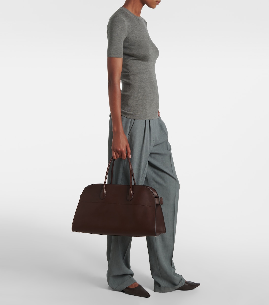 Borsa EW Margaux in pelle | The Row