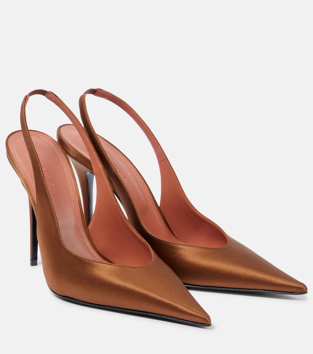 Escarpins Anok Sling 105 en satin | Amina Muaddi