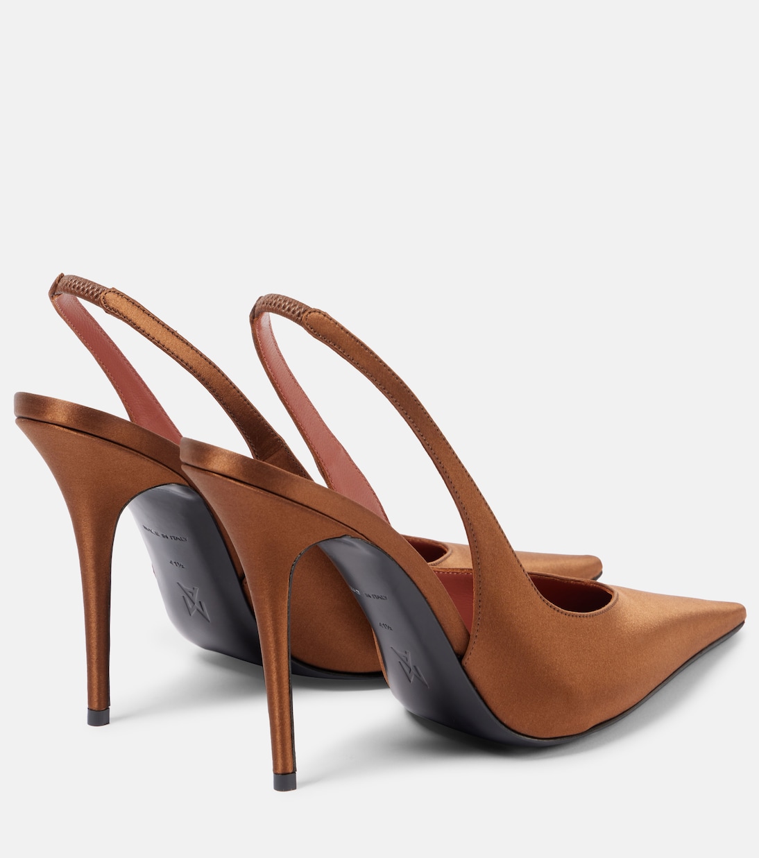 Escarpins Anok Sling 105 en satin | Amina Muaddi