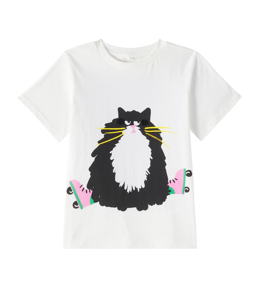 T-shirt in jersey di cotone con stampa | Stella McCartney Kids