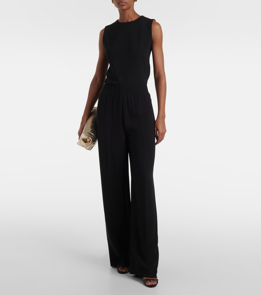 Pantaloni a gamba larga Maud in cady | Fforme
