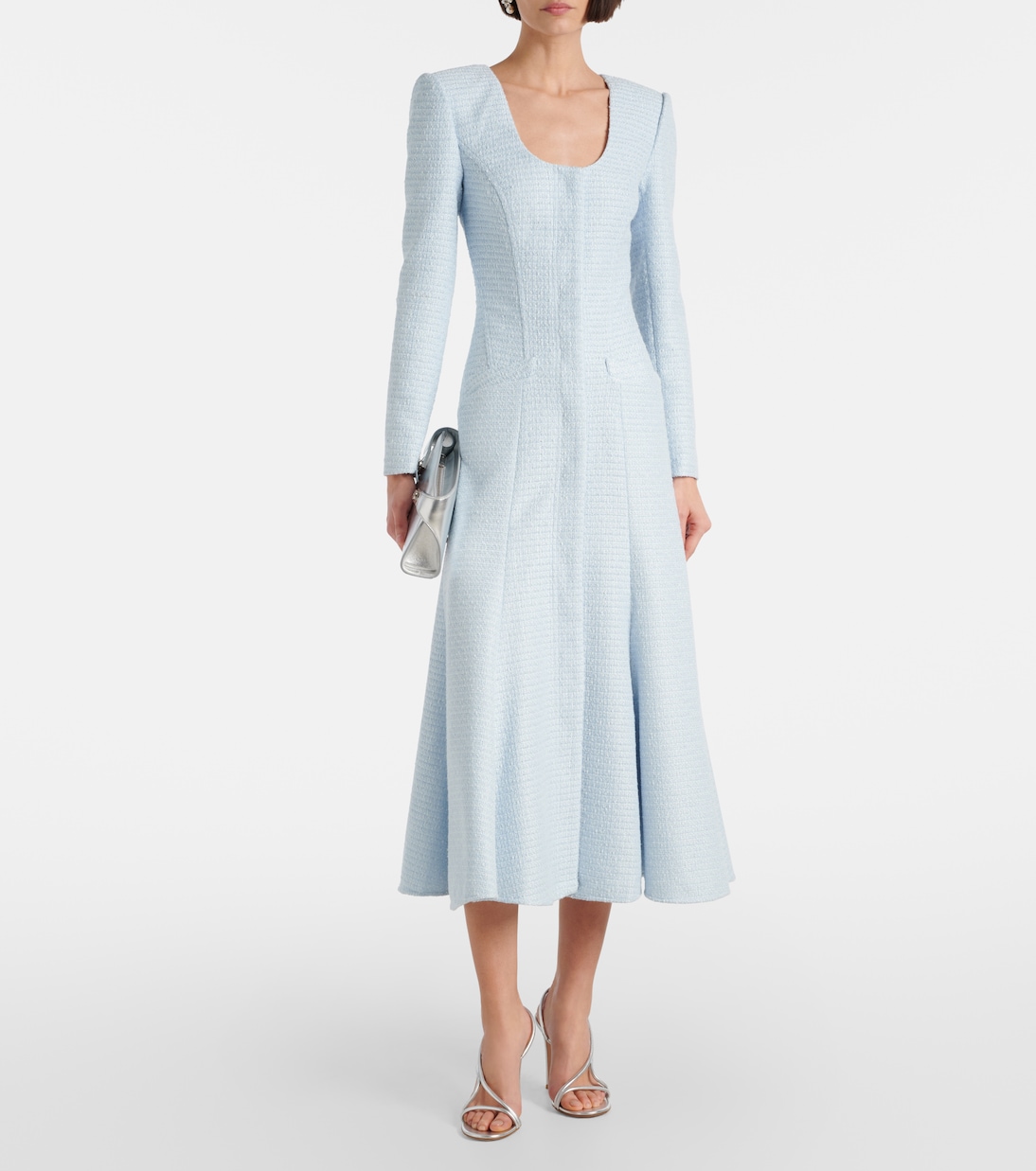 Abito midi in jacquard | Roland Mouret