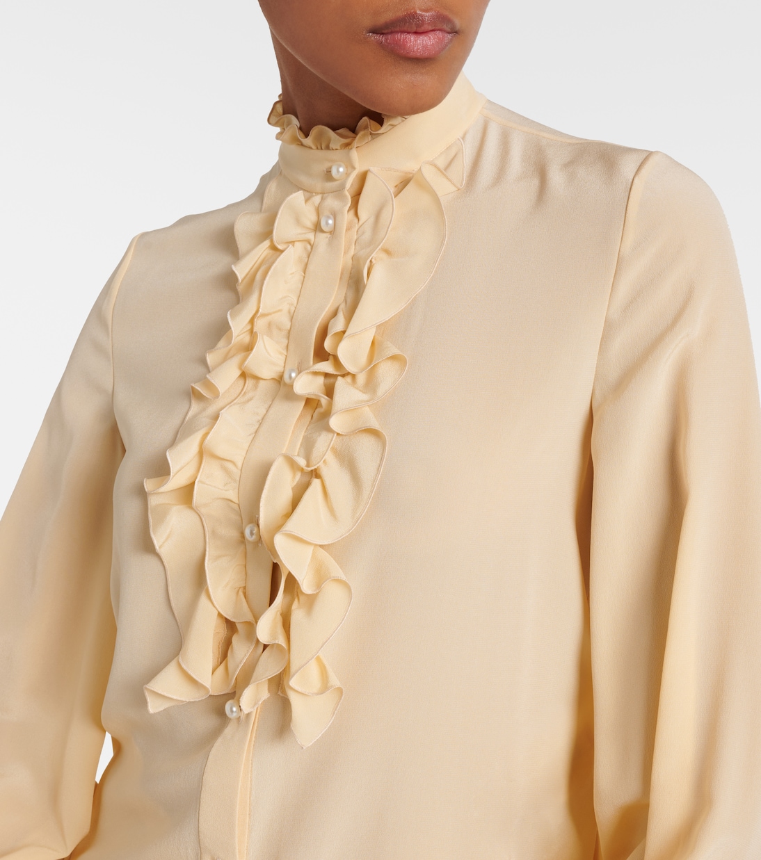 Blusa in seta crêpe de chine | Valentino