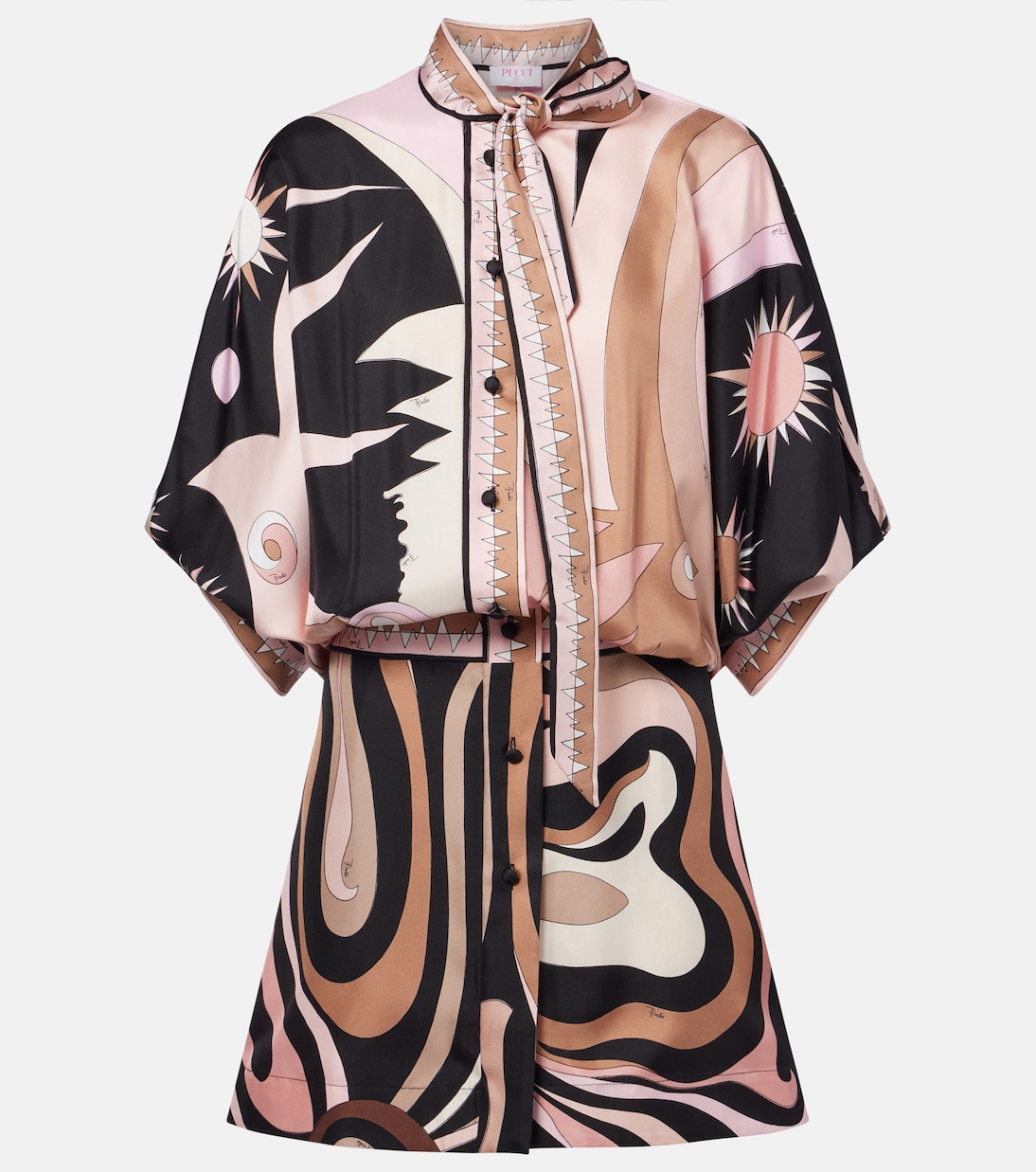 Miniabito Stella in twill di seta | Pucci