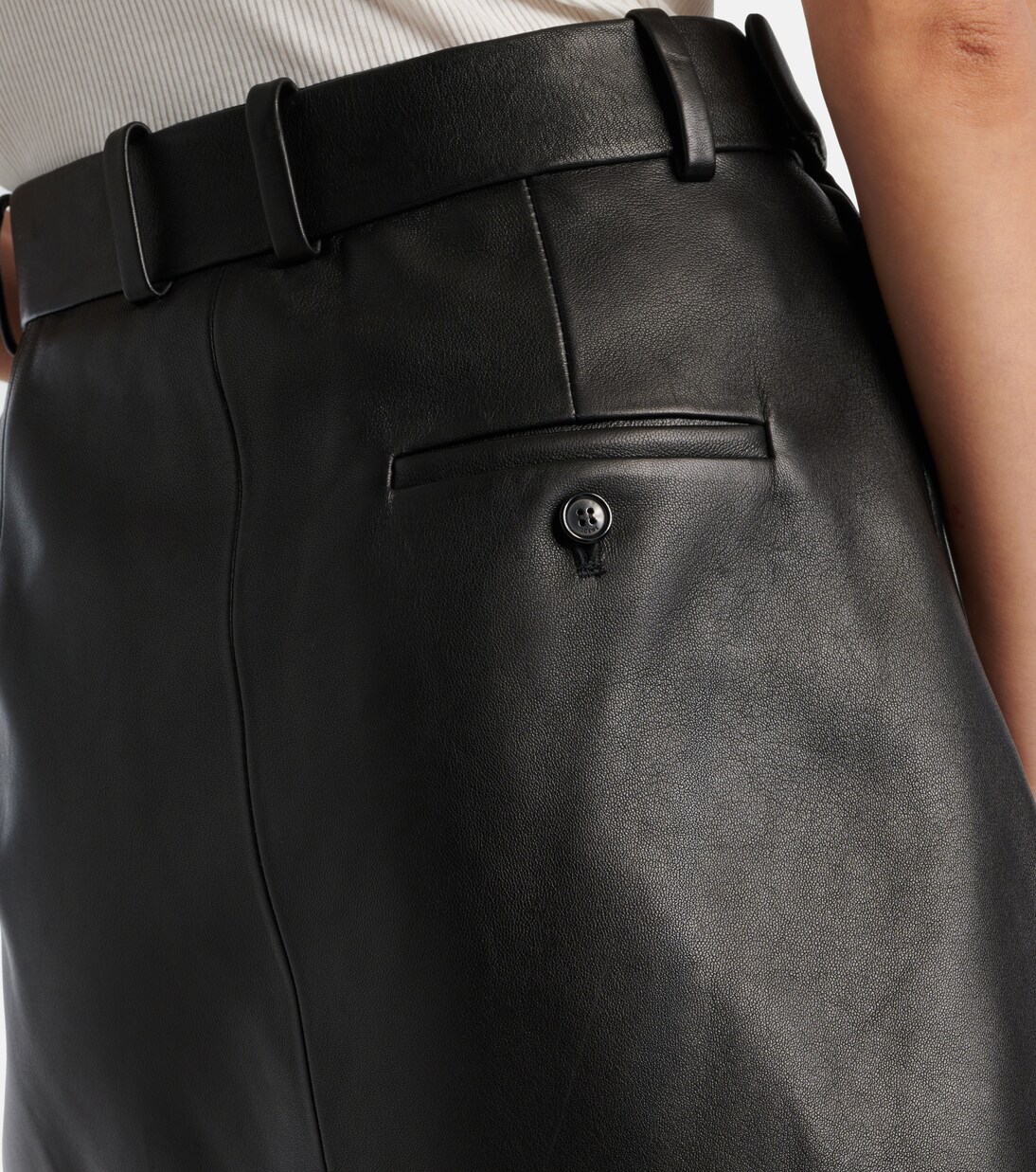 Mini-jupe en cuir | Loewe