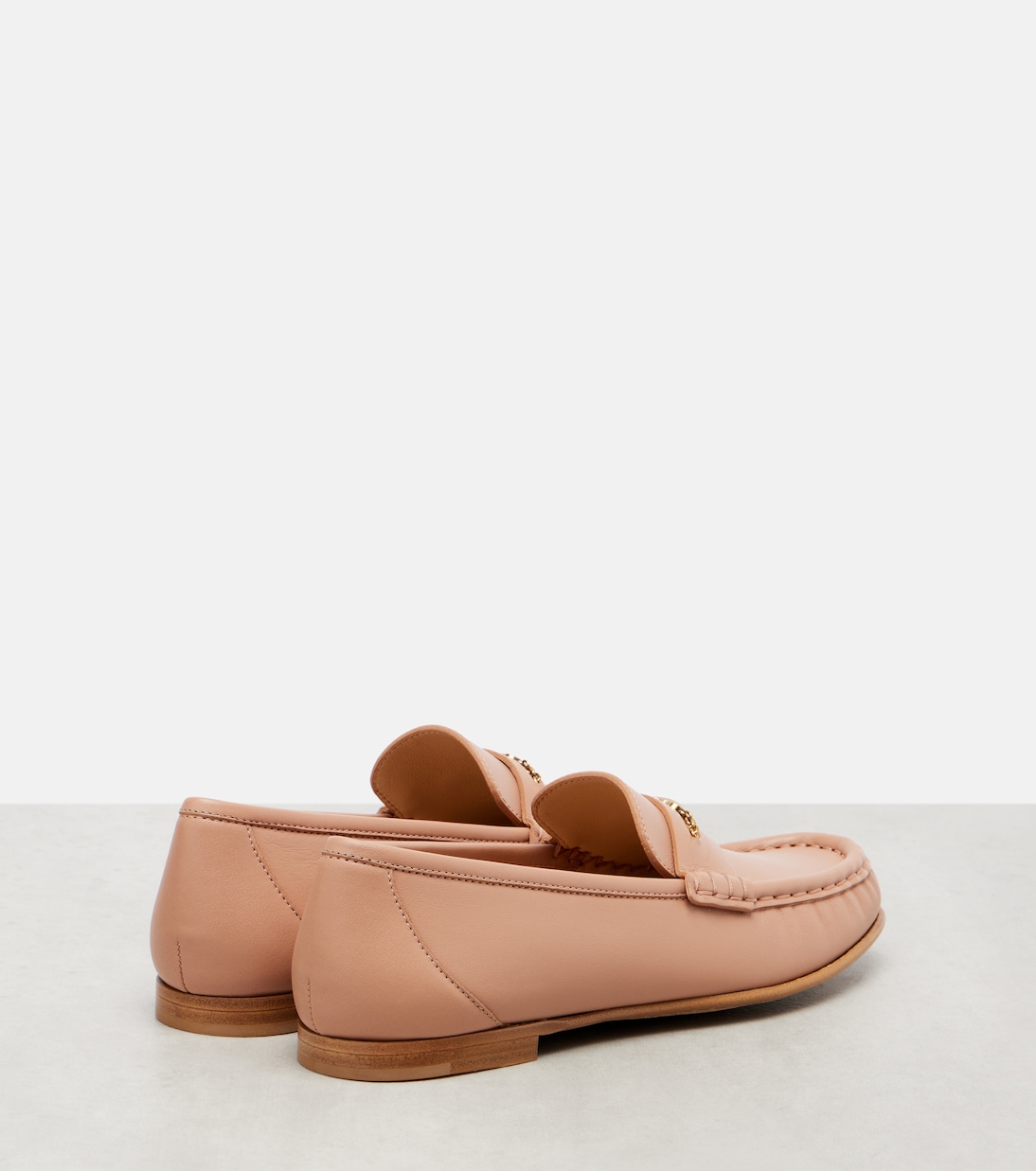 Mocassins Chloé en cuir à logo | Chloé