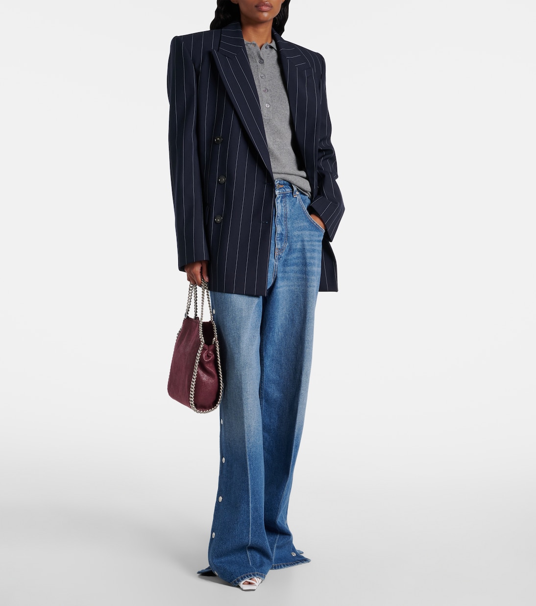 Cashmere and wool polo sweater | Stella McCartney