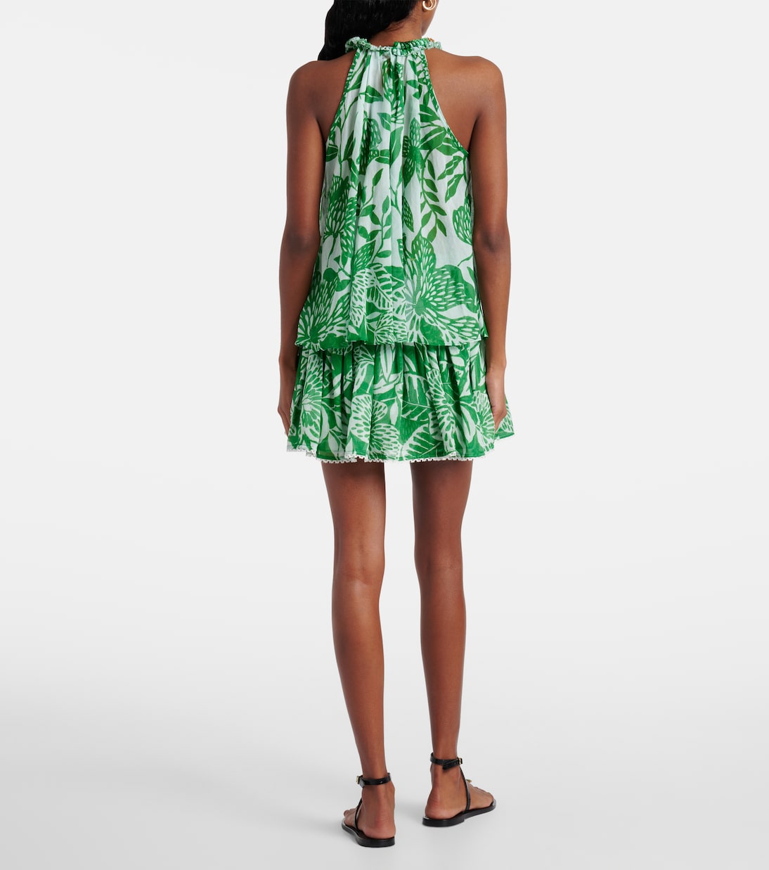 Top Cleo in cotone con perline | Poupette St Barth