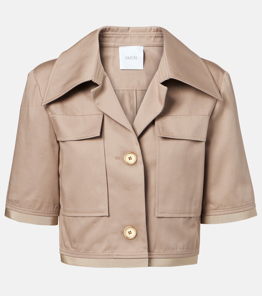 Giacca cropped in gabardine di cotone | Patou