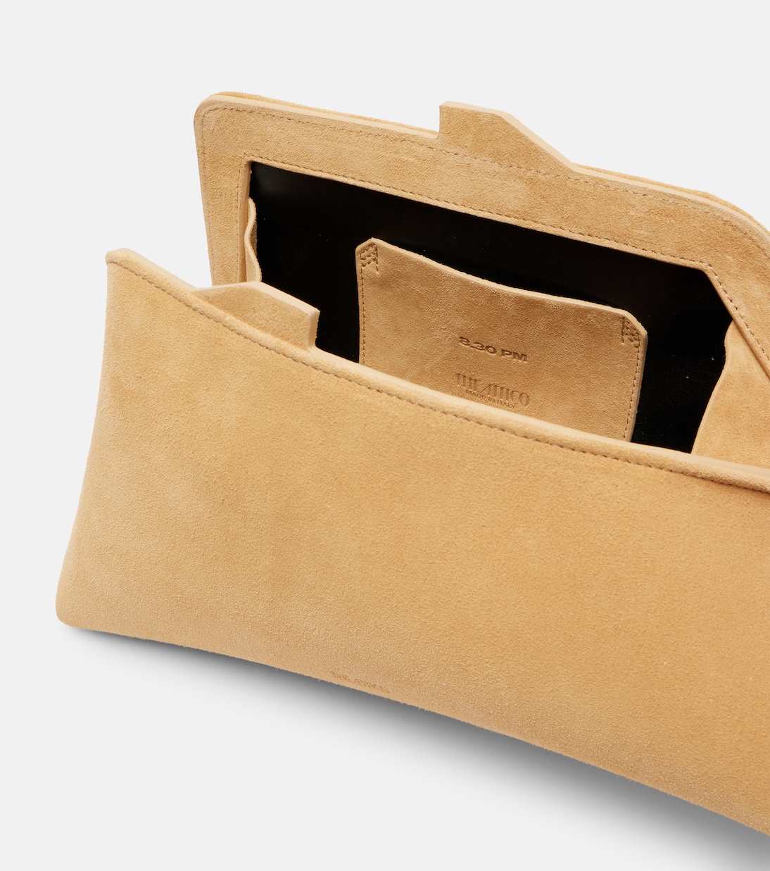 Clutch 8.30 PM in suede | The Attico