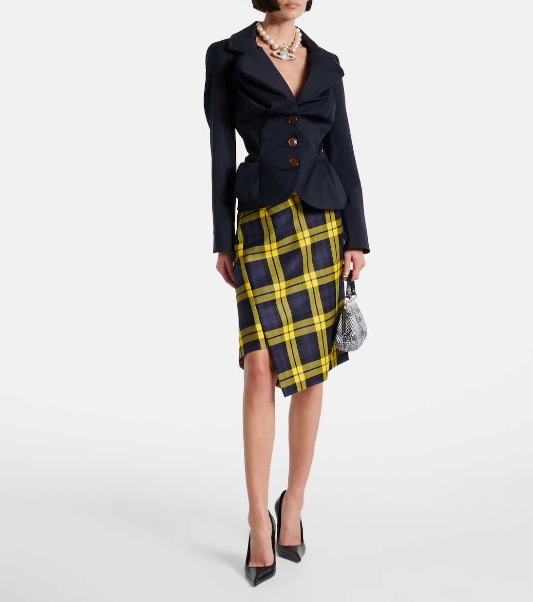 Gonna midi Infinity in lana vergine | Vivienne Westwood