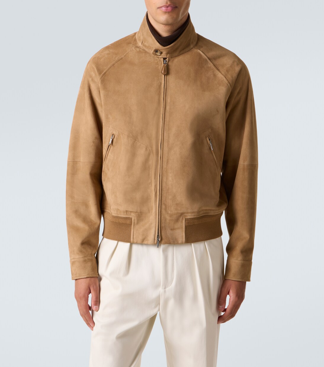 Novak suede bomber jacket | Loro Piana