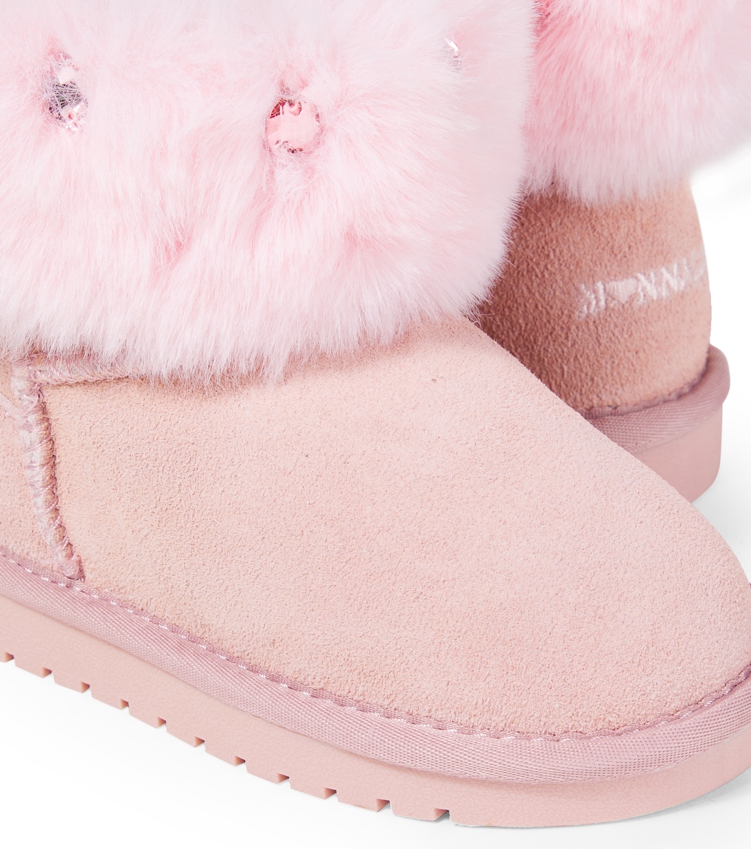 Embellished suede boots | Monnalisa