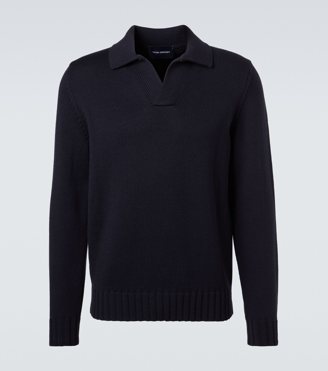 Wool polo sweater | Thom Sweeney