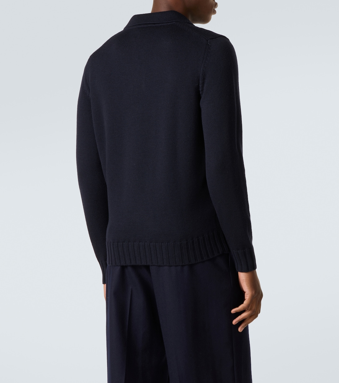 Wool polo sweater | Thom Sweeney