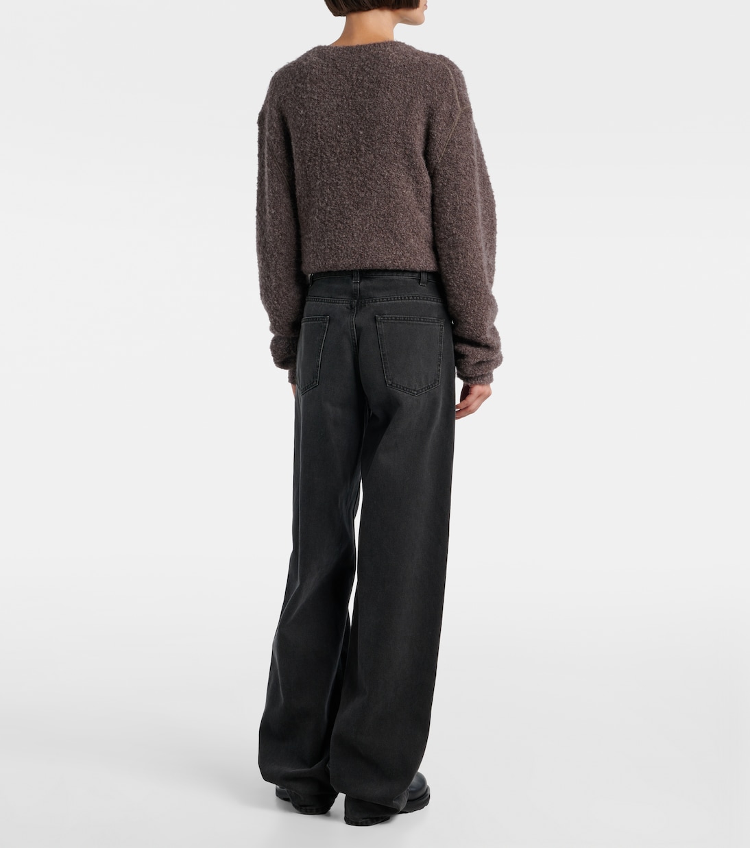 High-Rise Straight Jeans Clair | The Row
