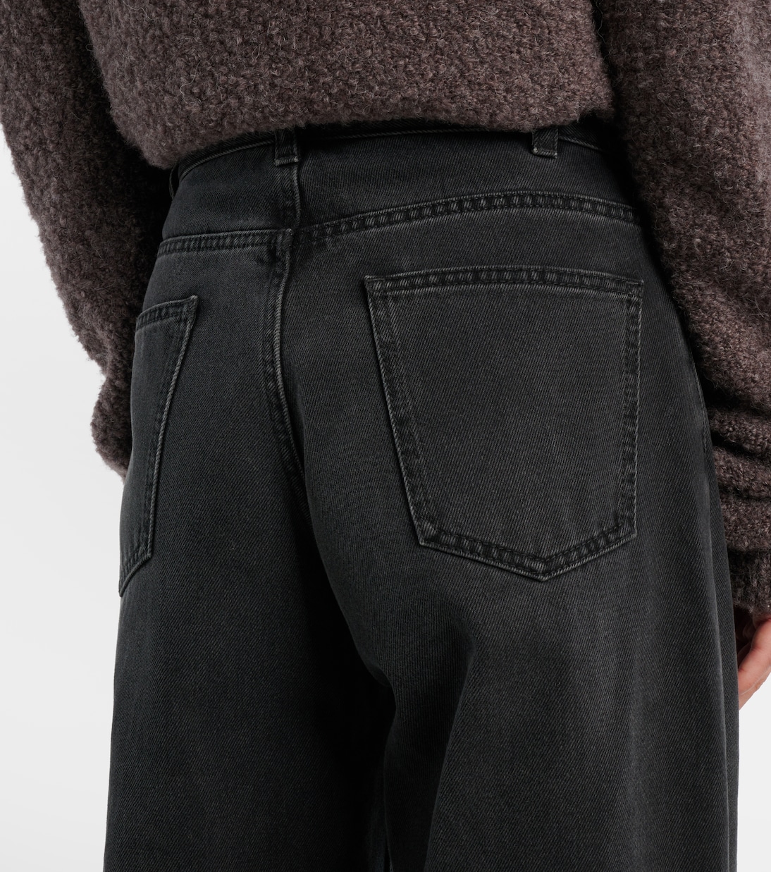 High-Rise Straight Jeans Clair | The Row
