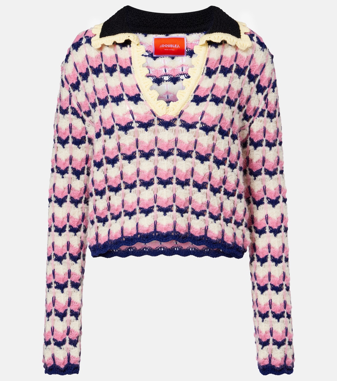 Camisa Picket en mezcla de lana y mohair | La DoubleJ