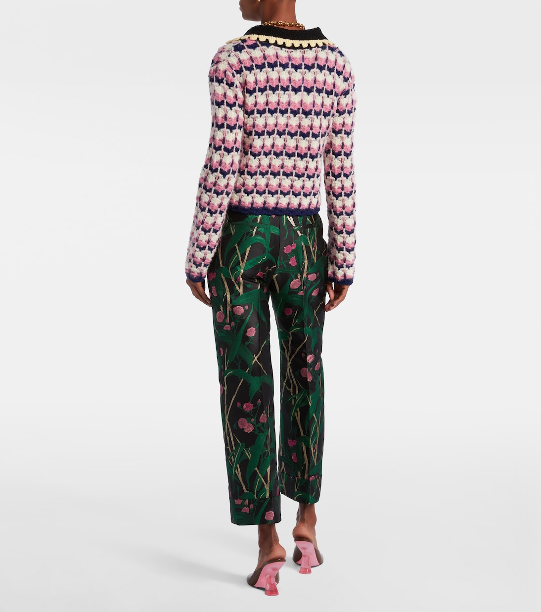 Camisa Picket en mezcla de lana y mohair | La DoubleJ
