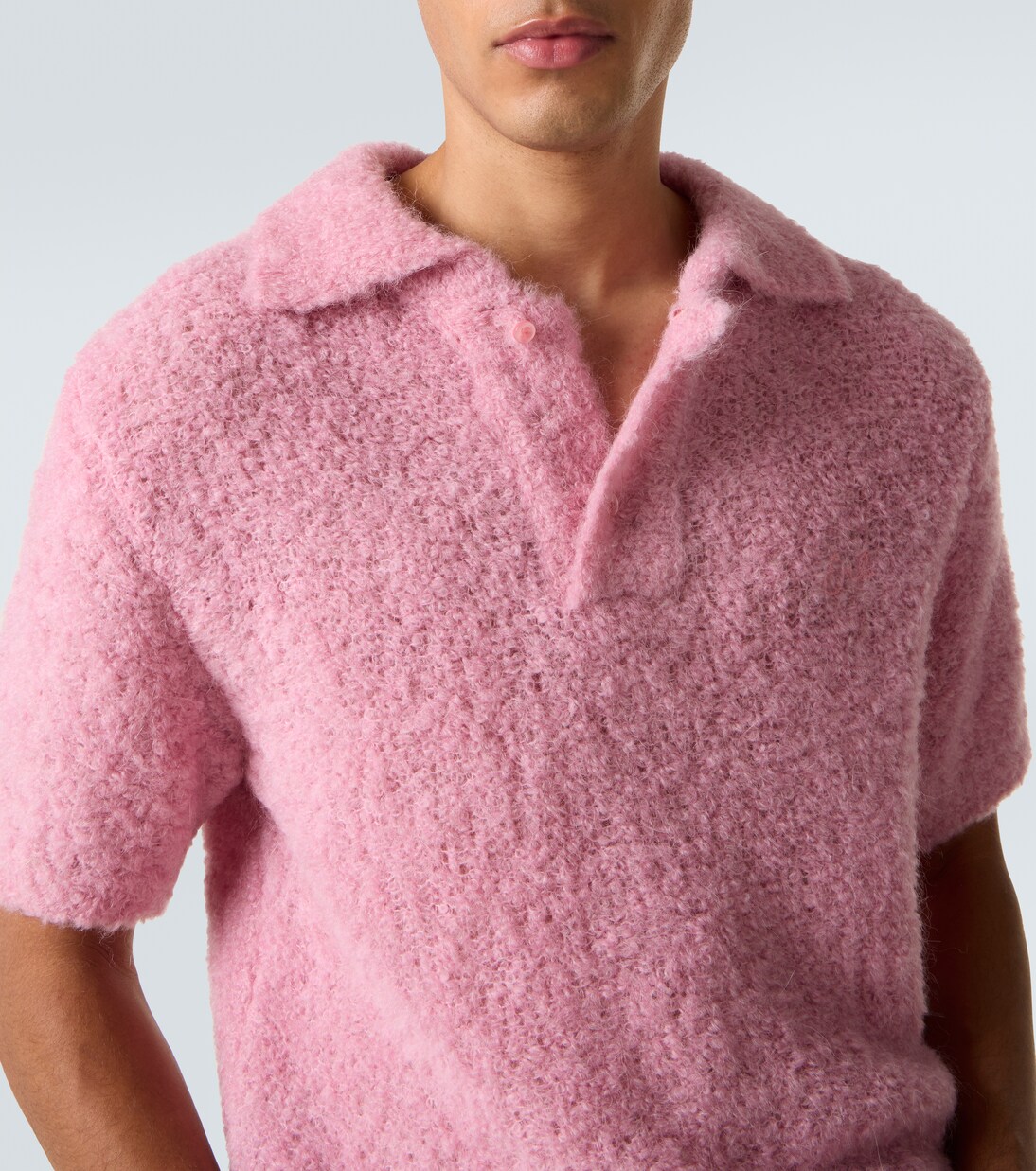 Alpaca-blend polo sweater | ERL