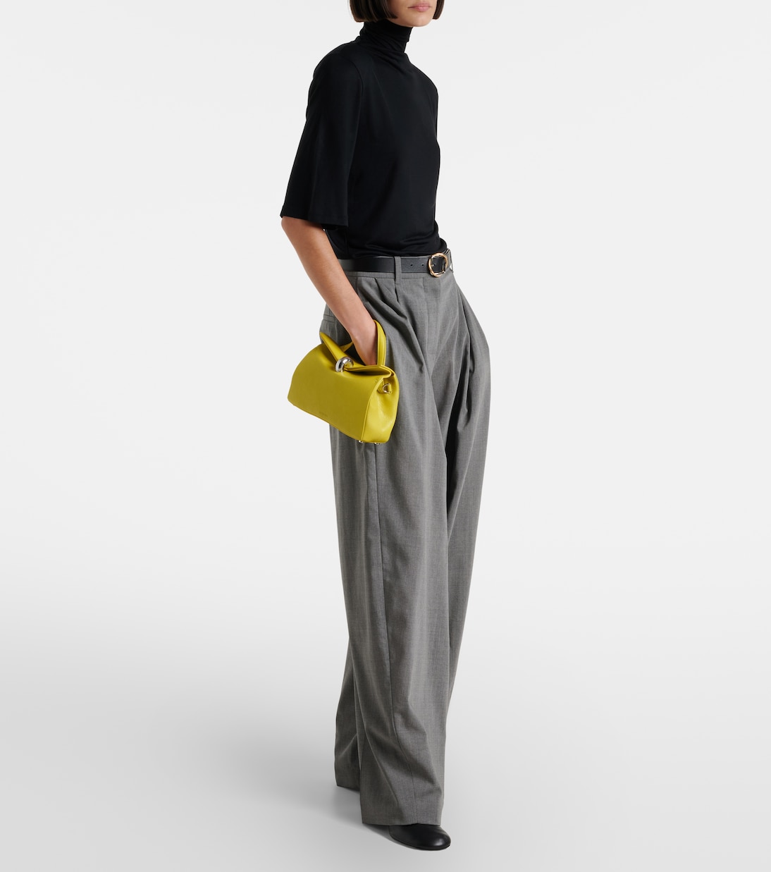 Valerie Small leather top-handle bag | Jacquemus