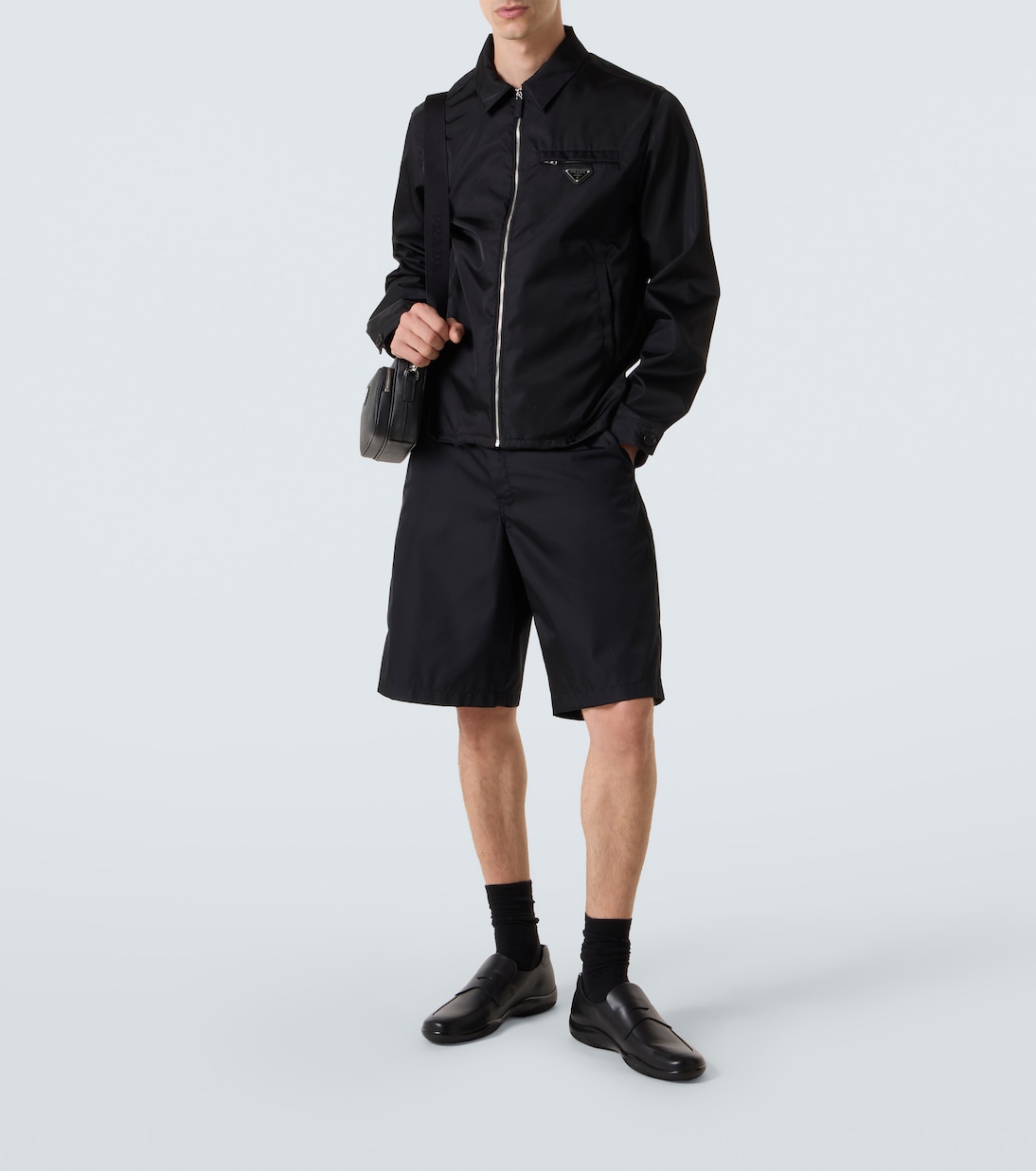 Toblach leather penny loafers | Prada