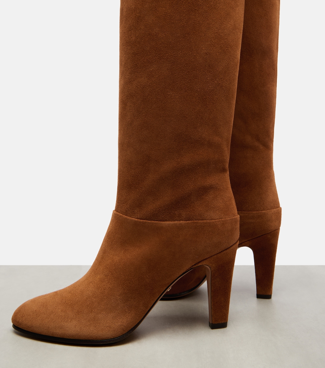 Eve 85 embellished suede over-the-knee boots | Chloé