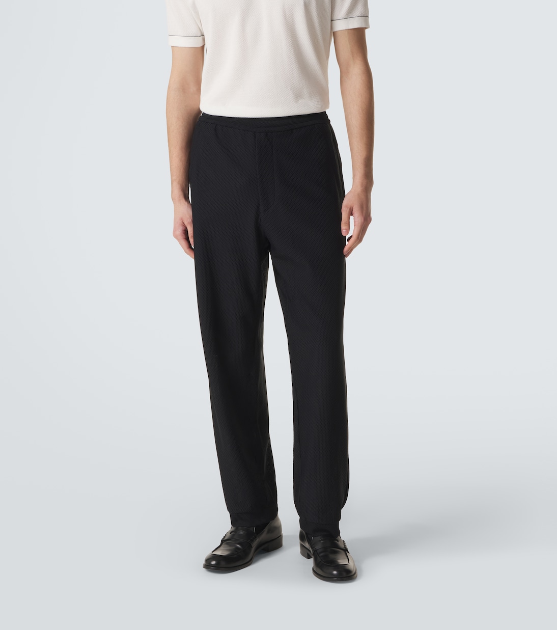 Knitted straight pants | Giorgio Armani