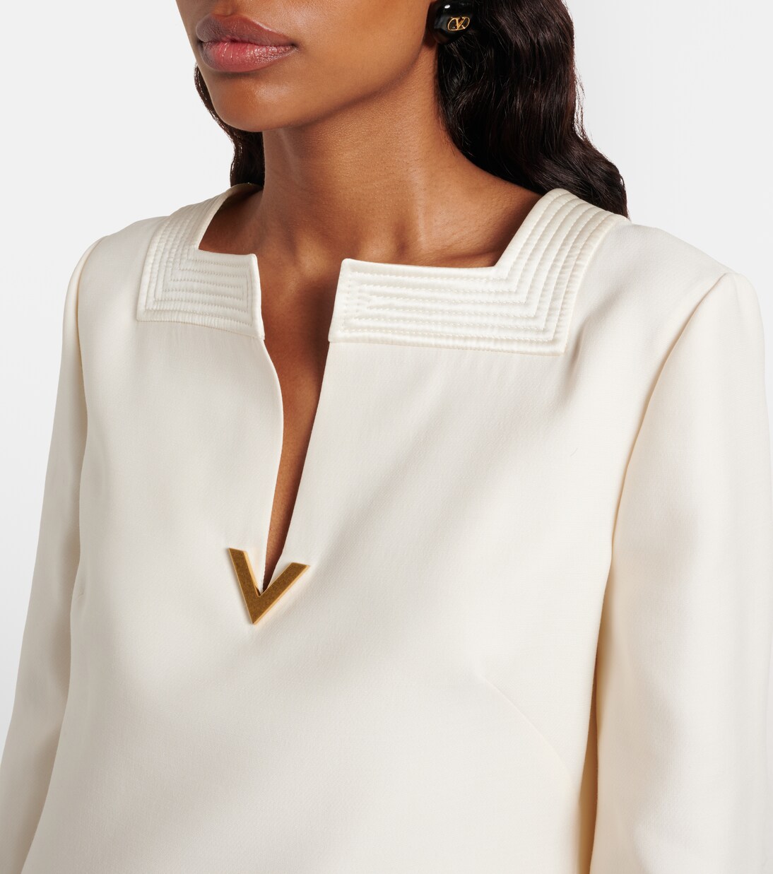 Crepe Couture VGold minidress | Valentino