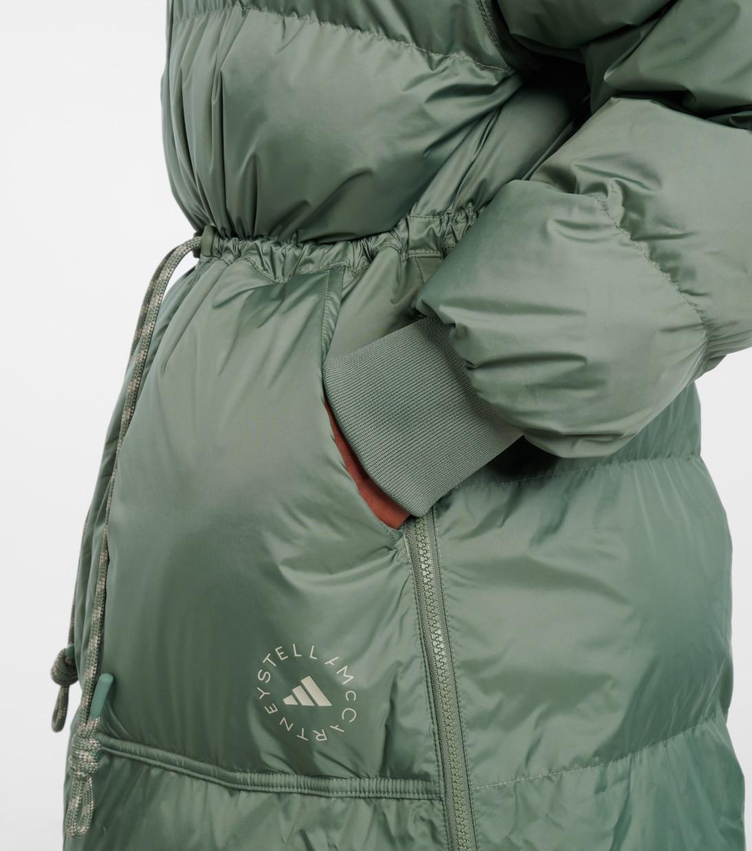 Hooded puffer coat | Adidas by Stella McCartney