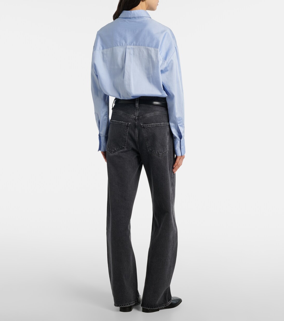 Low Curve low-rise wide-leg jeans | Agolde