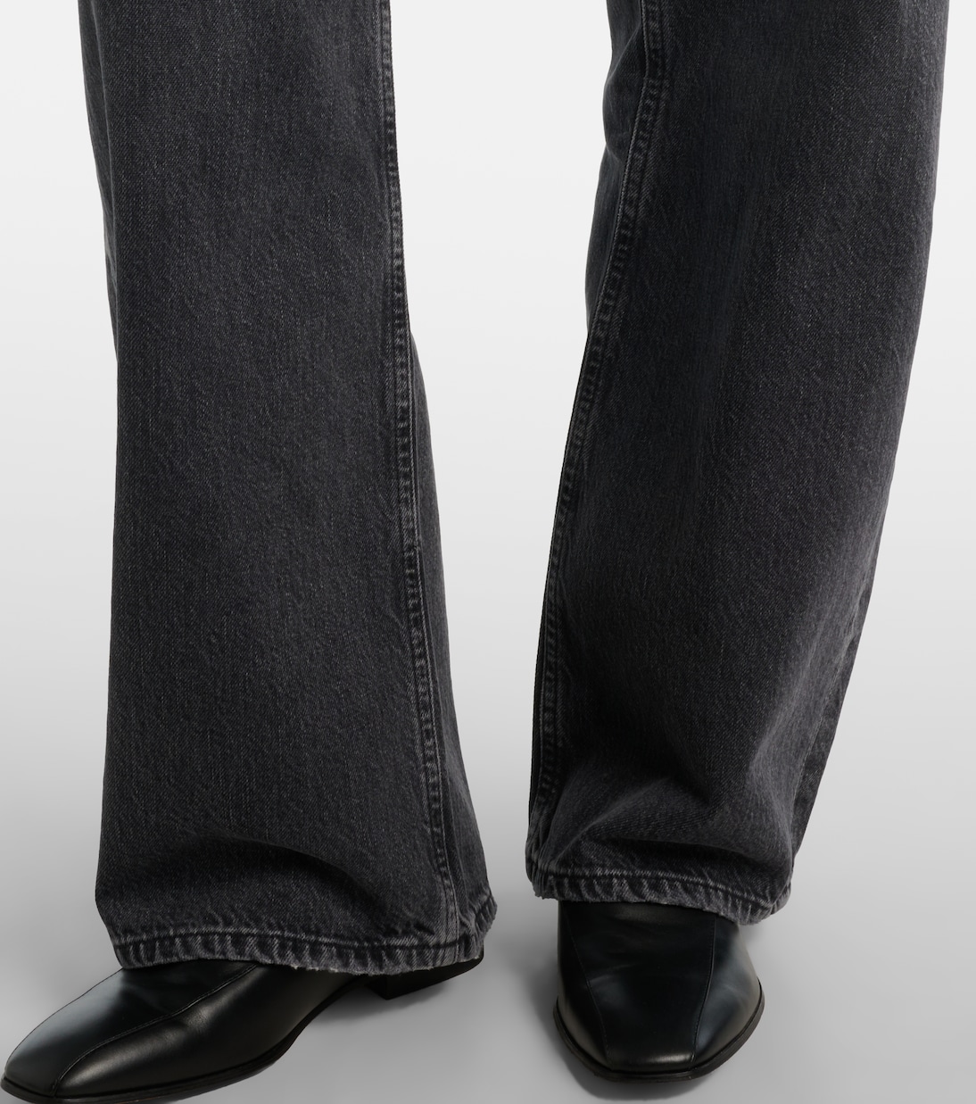 Low Curve low-rise wide-leg jeans | Agolde
