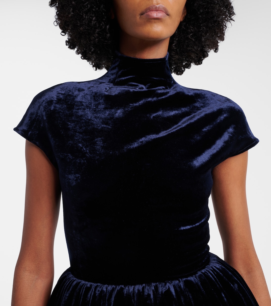 Velvet minidress | Alaïa