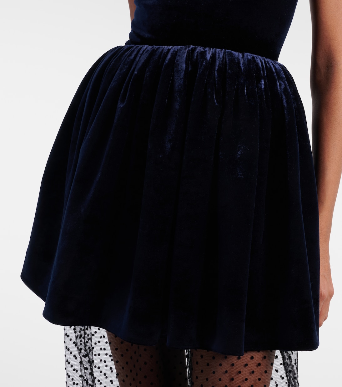 Velvet minidress | Alaïa