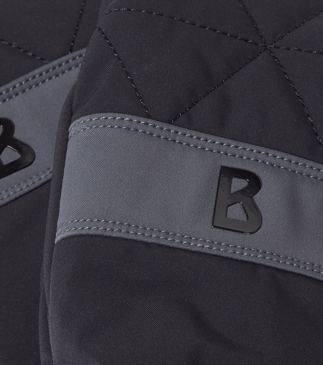 Janne logo quilted mittens | Bogner Kids