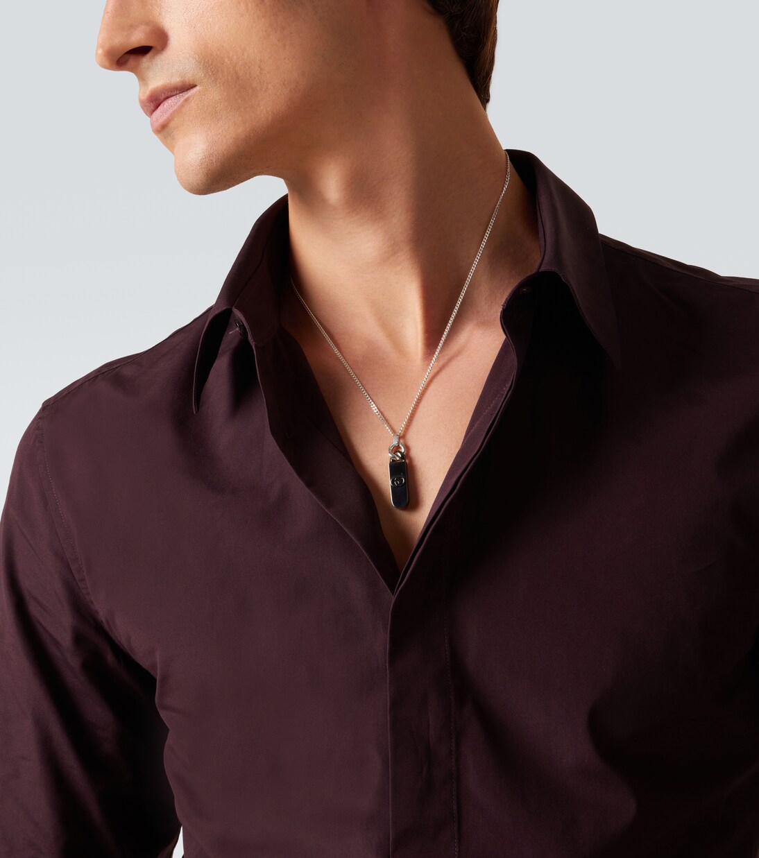 Halskette Interlocking G aus Sterlingsilber | Gucci