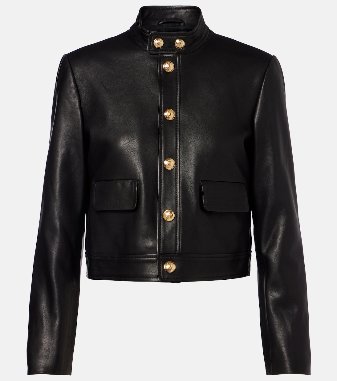Hadley cropped leather jacket | Nili Lotan