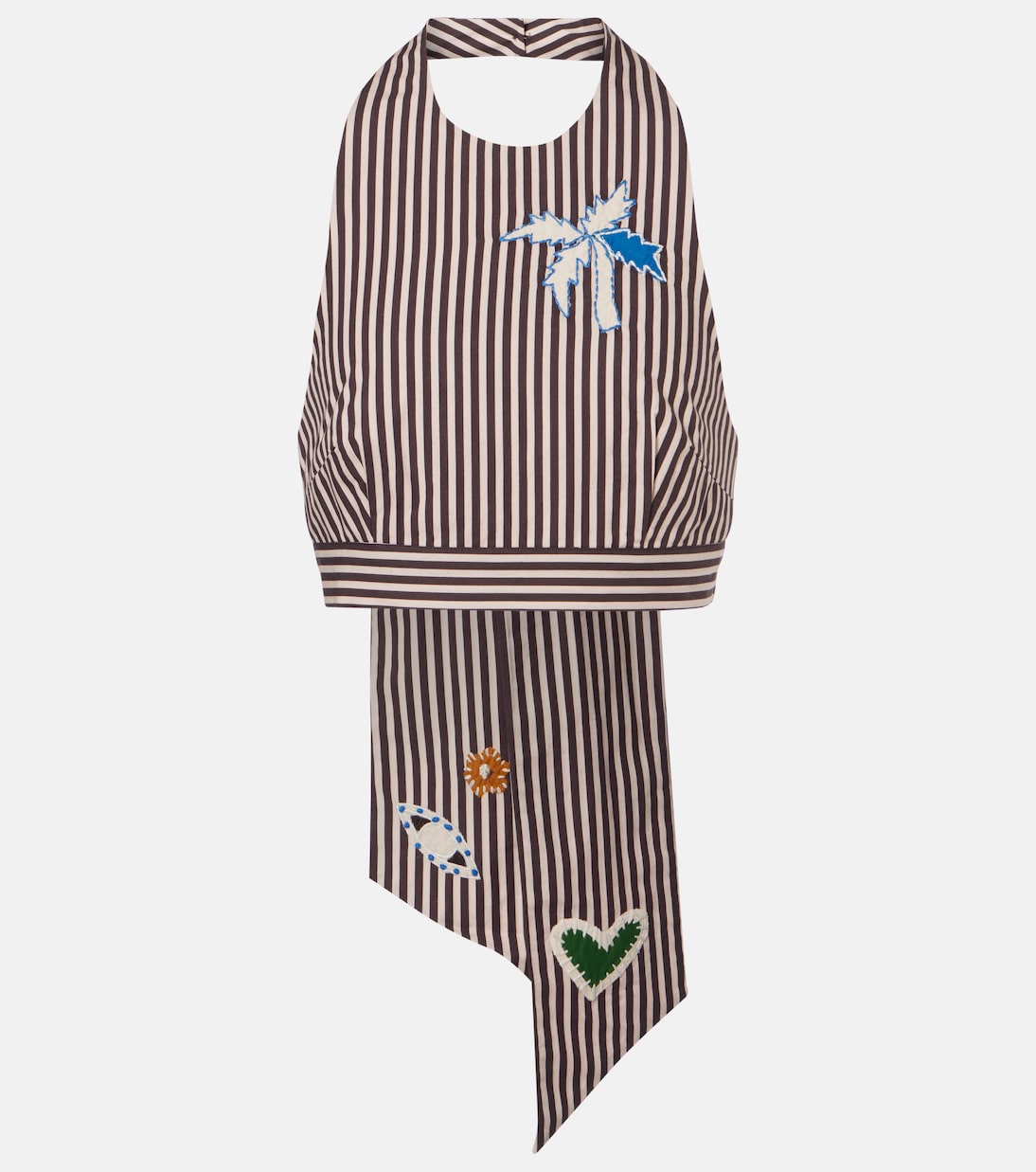 Cropped-Top Sirocco aus Baumwolle | Alémais