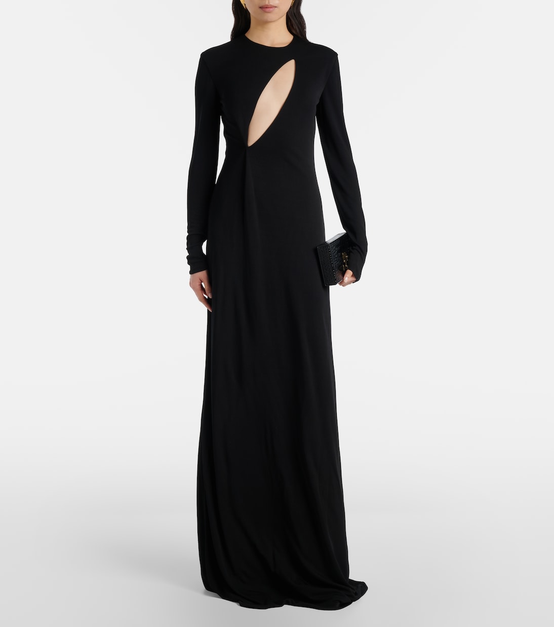 Cutout crêpe jersey gown | Tom Ford