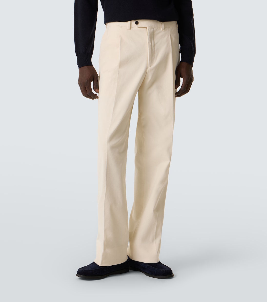 Cotton straight pants | Saman Amel