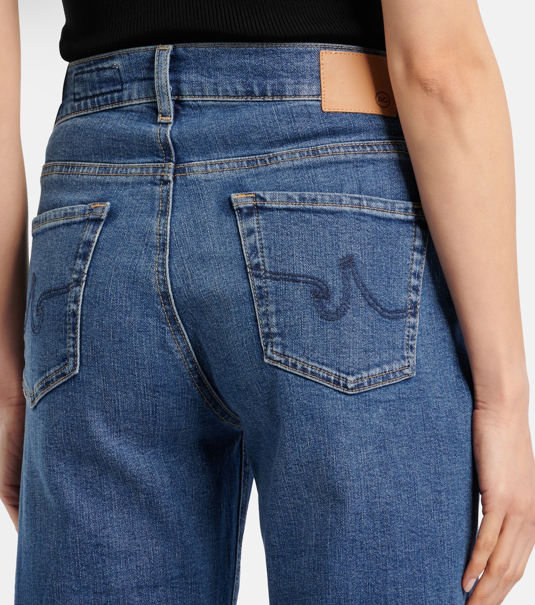 Florence cropped straight jeans | AG Jeans