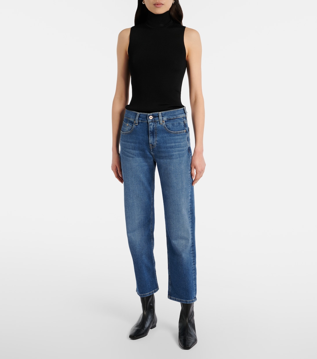 Florence cropped straight jeans | AG Jeans